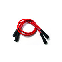 Cable bujía rojo racing lote de 2