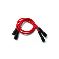 Cable bujía rojo racing lote de 2